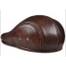 MingYule Brown Leather Flat Cap Hat for Men – Classic Vintage Design with Premium Comfort