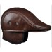 MingYule Brown Leather Flat Cap Hat for Men – Classic Vintage Design with Premium Comfort